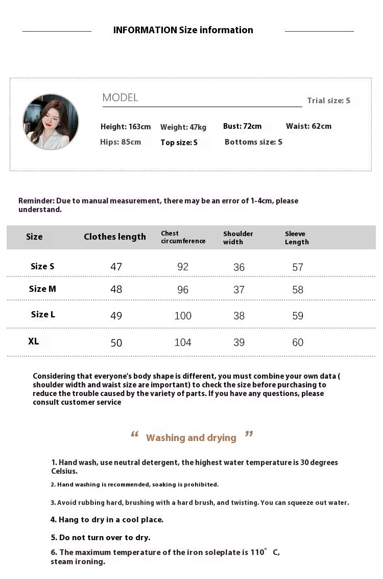 Fashion Korean Style Sweet Geometric Pattern Long Sleeve Round Neck Pullover Slimming Youthful-looking Lace Shirt