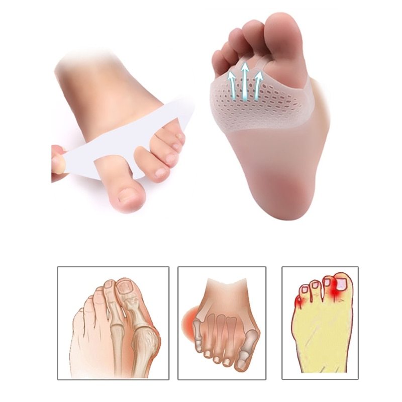 Front pads || Honeycomb front palm type front pads, silica gel breathable code, anti pain foot pad, lady's high heel shoes protective pad.
