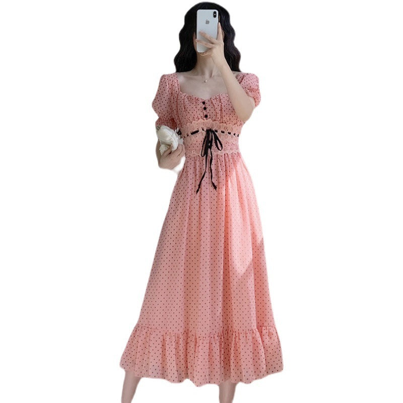 Retro Gentle Style Chiffon Super Fairy Dress