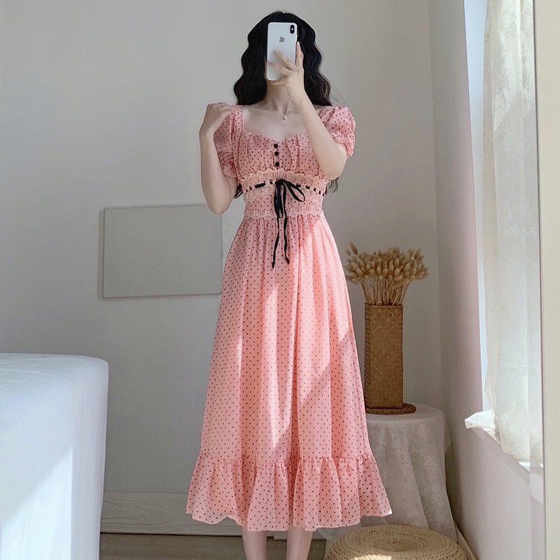 Retro Gentle Style Chiffon Super Fairy Dress