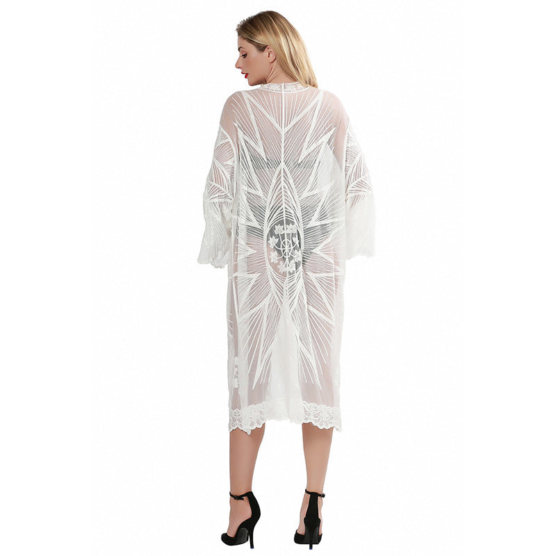 European And American New Women's Sunscreen Lace Shirt