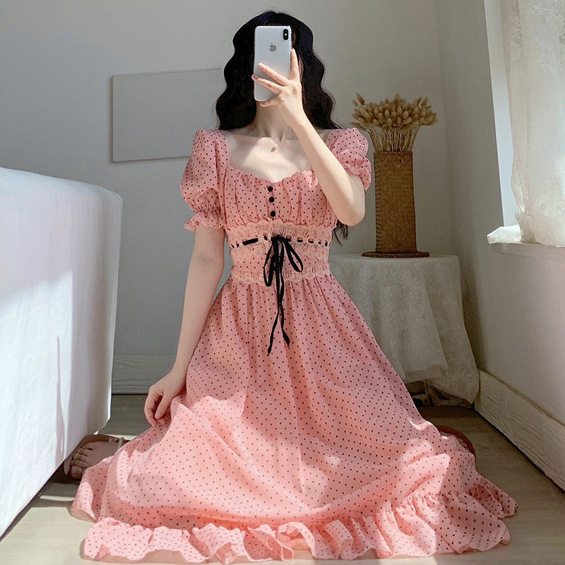 Retro Gentle Style Chiffon Super Fairy Dress