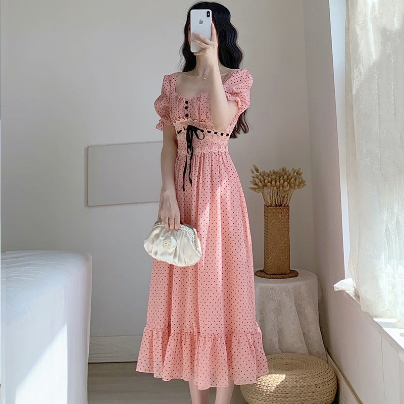 Retro Gentle Style Chiffon Super Fairy Dress