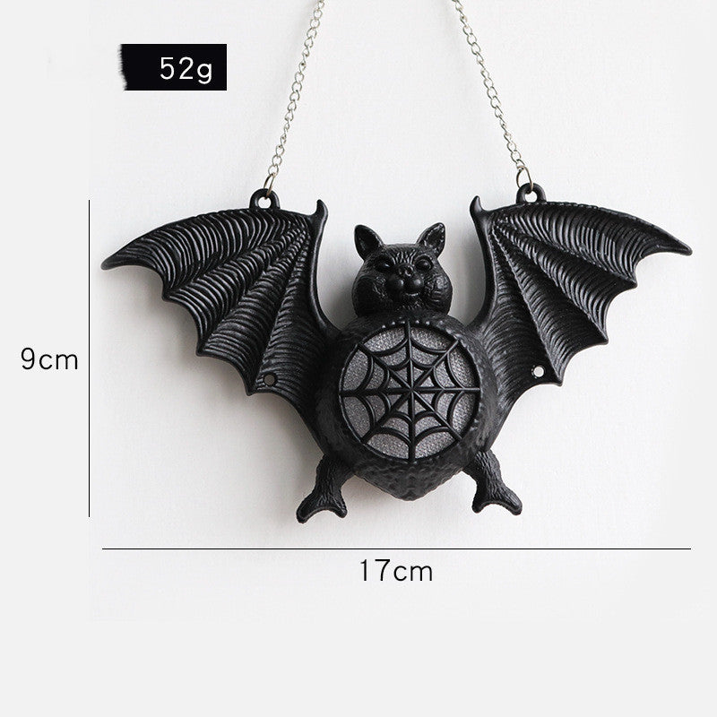 Halloween Glowing Bat Light New Colorful Gradient Plastic Pendant