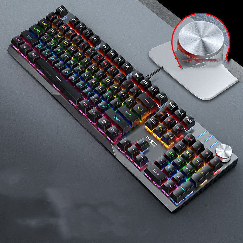 High Special Axis Wired Mechanical Keyboard 104-key Backlit Gaming