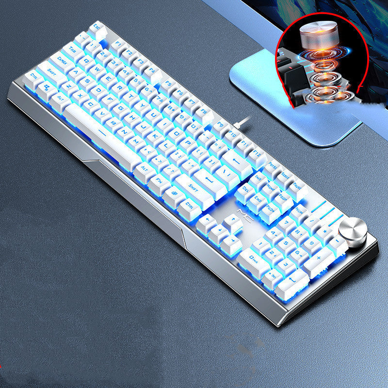 High Special Axis Wired Mechanical Keyboard 104-key Backlit Gaming