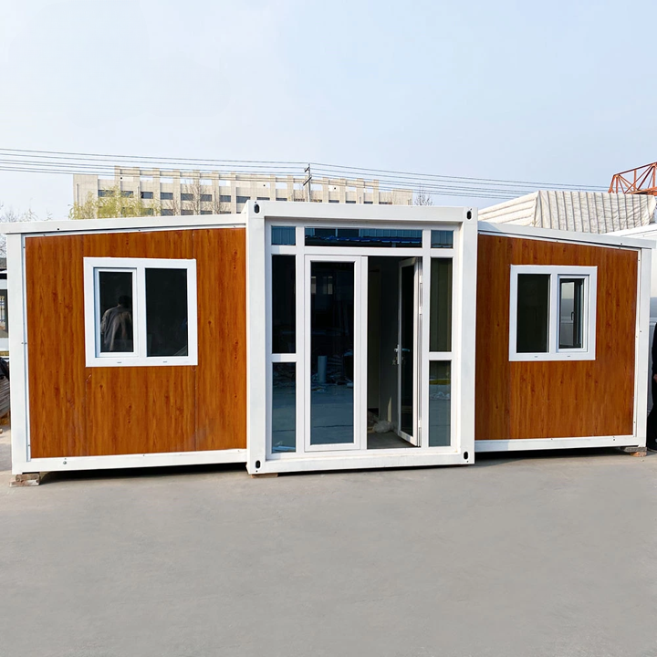 Gorgeous 20 FT Wood Grain Expandable Container House