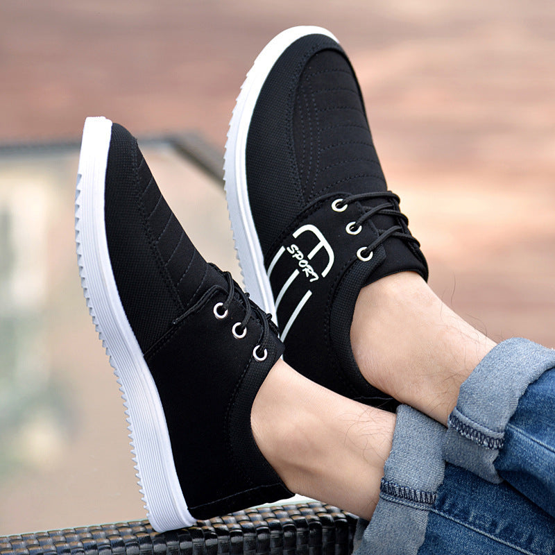 2024 new autumn air shoes men's casual shoes sneakers slip Korean fashion shoes