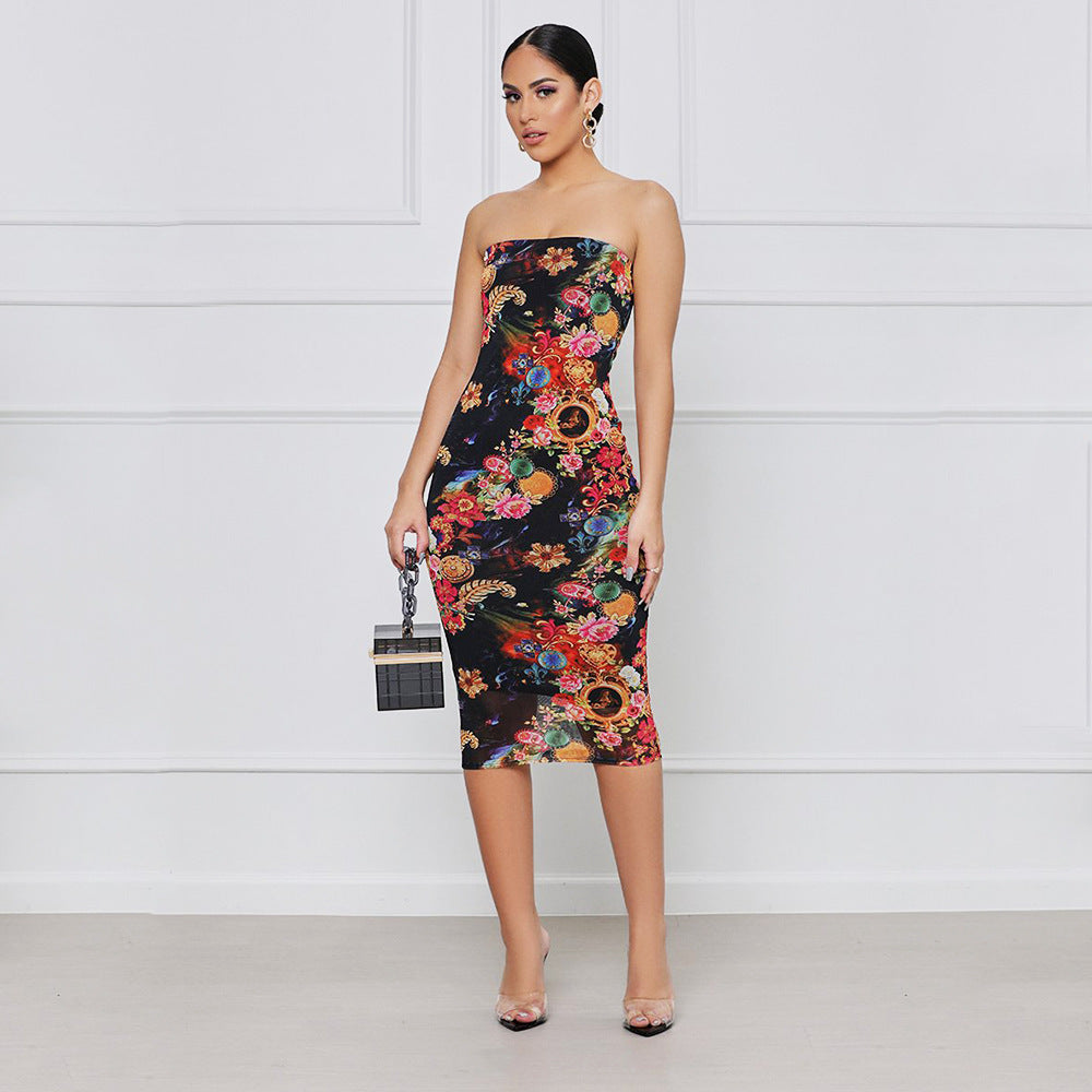 Women's Tight-fitting Sheath Dress