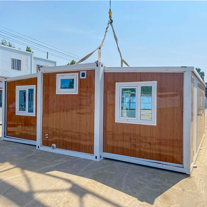 Gorgeous 20 FT Wood Grain Expandable Container House