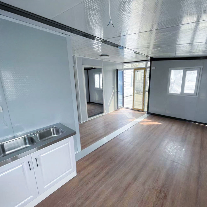 Gorgeous 20 FT Wood Grain Expandable Container House