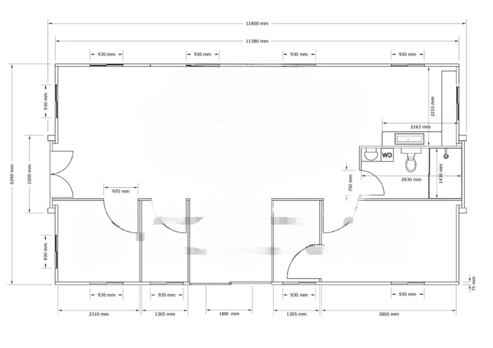 40 FT Expandable Container House Standard Granny Flat