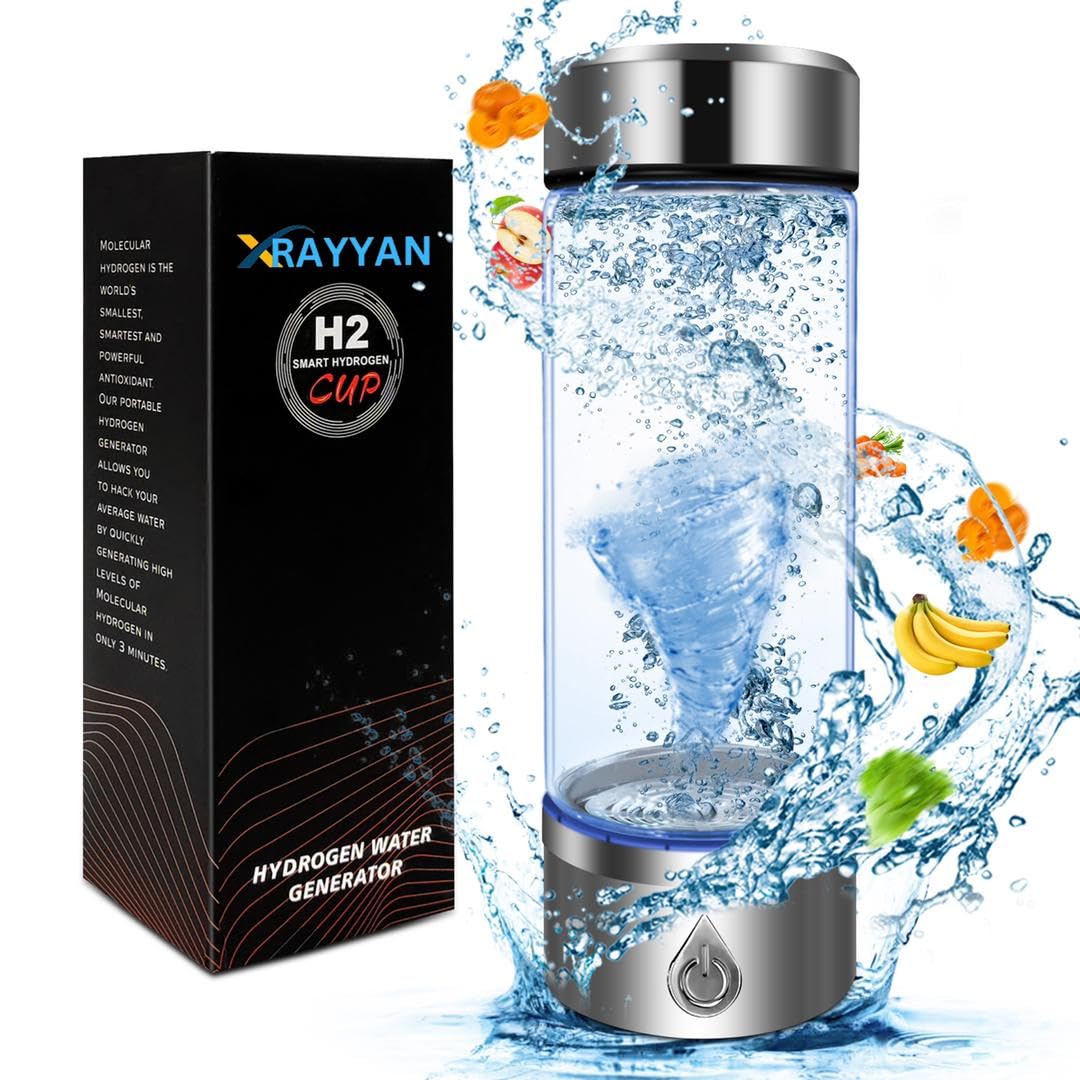 Hydrogen Water Bottle, Portable Hydrogen Water Bottle Generator and Well-Being, Refine Water in 3 Minutes, Convenient for Workplace, Day Travel and Drinking, Gift for Beloved.