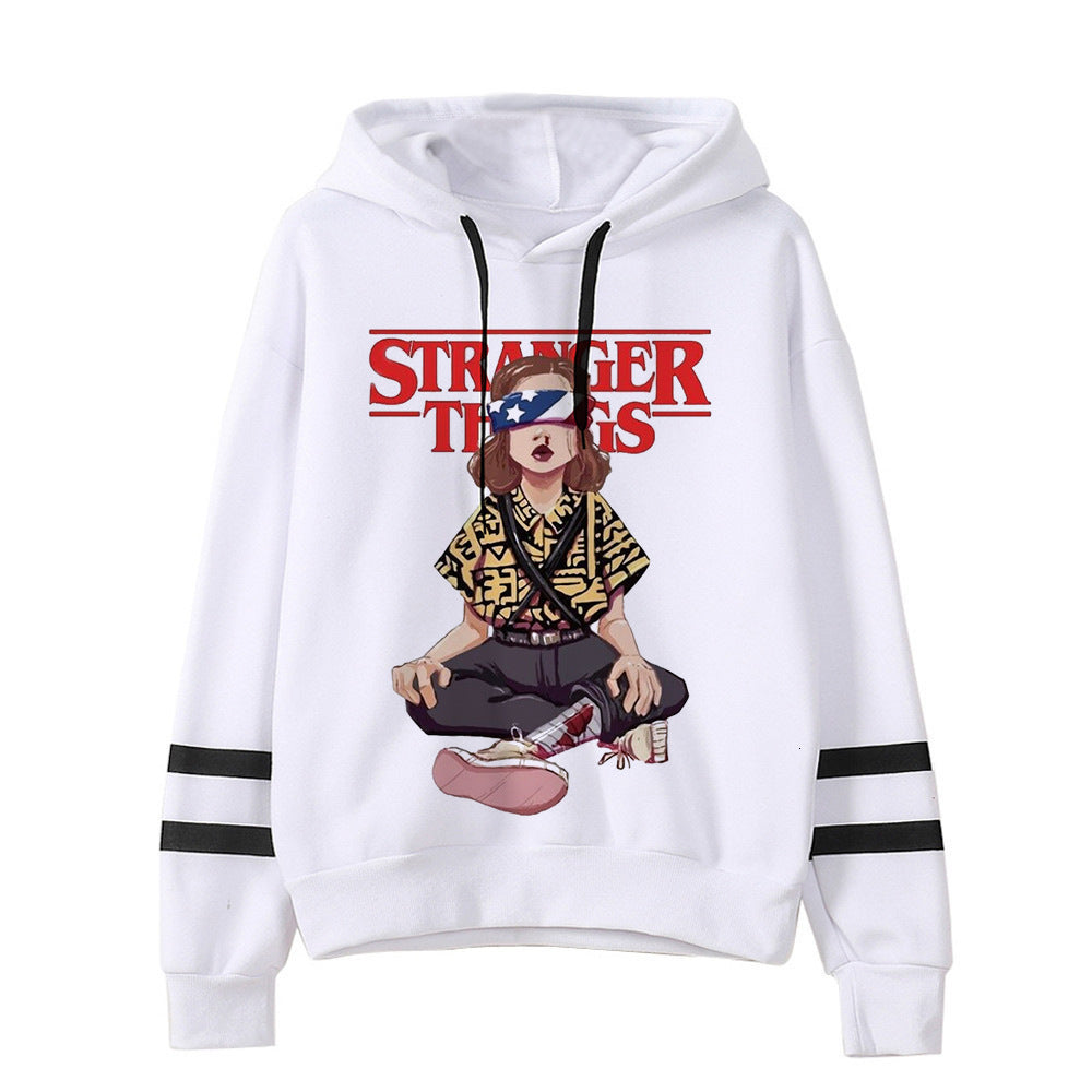 Stranger Things Striped Hoodie