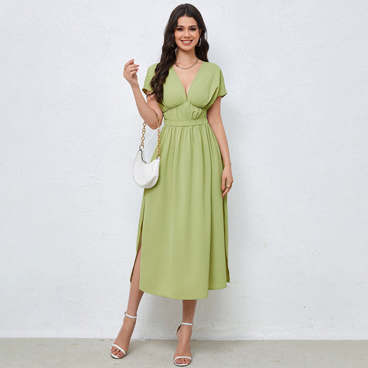 Fashion Solid Color Umbrella Skirt For Women