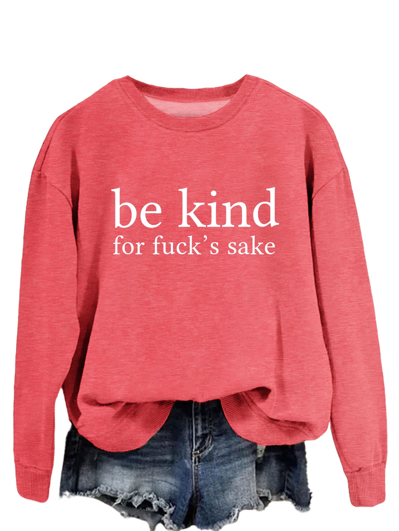 All-matching Women's Letter Simplicity Top
